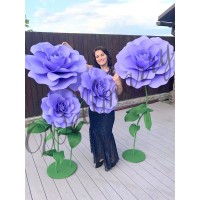 Ростовой цветок "Роза" из дизайнерской бумаги (цвет любой по договоренности)